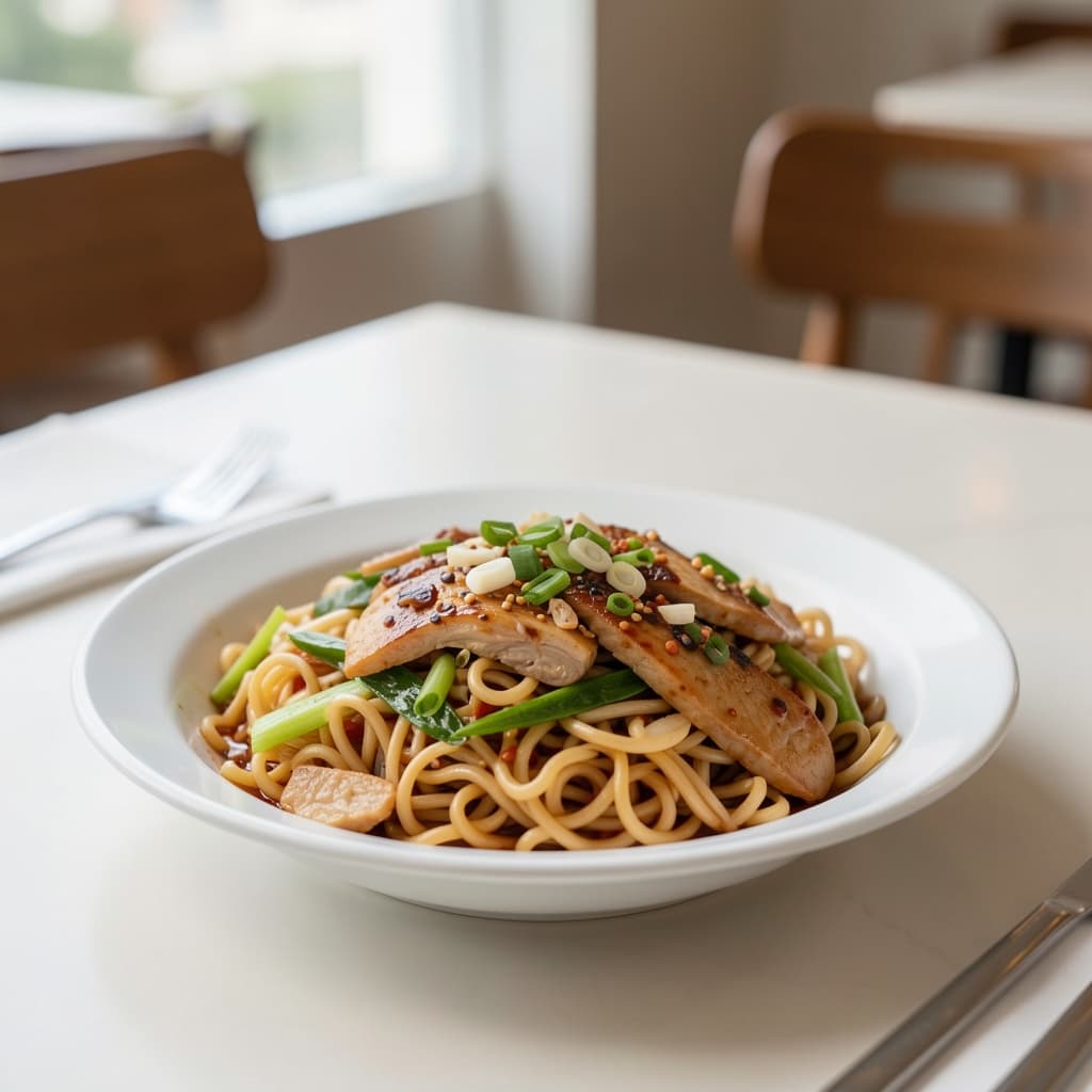 Hakka Noodles (Veg/Chicken)
