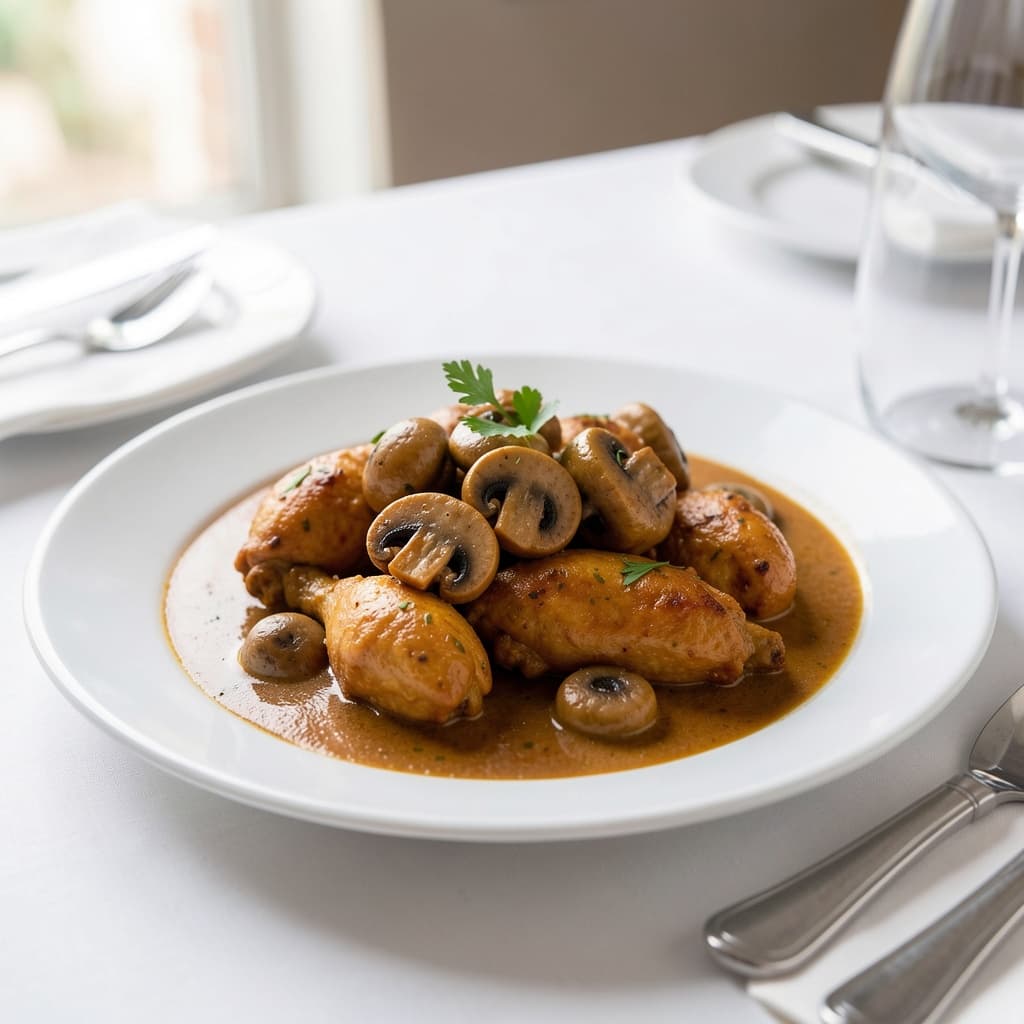 Chicken Mushroom Muglai